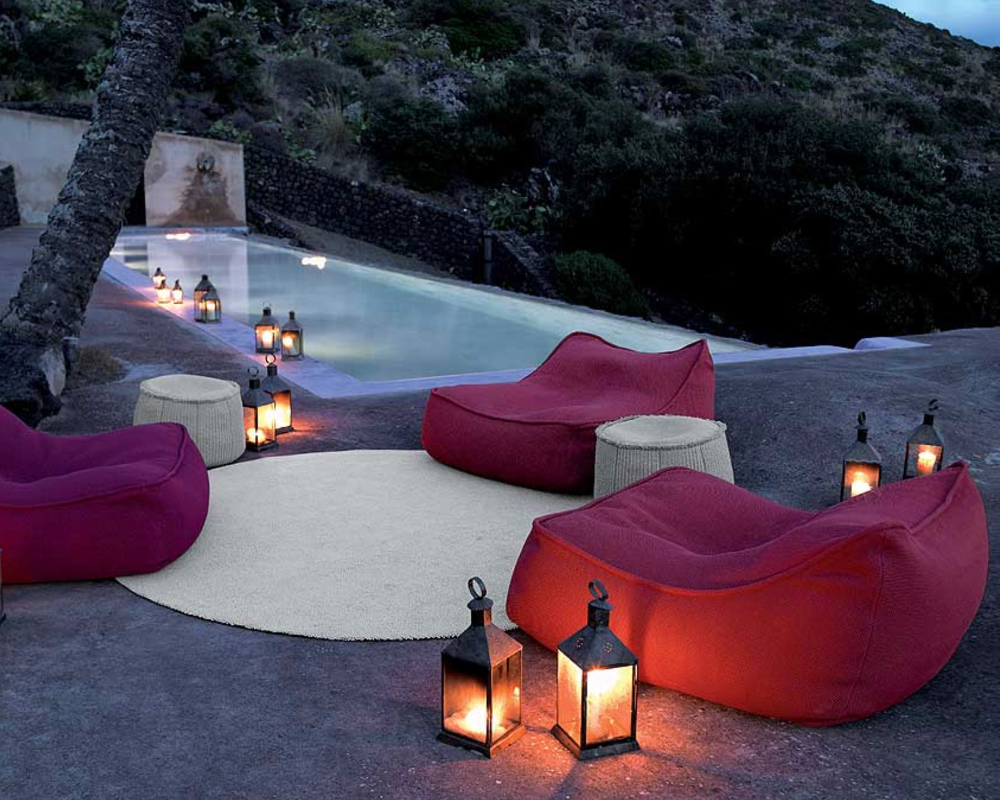 paola lenti float daybeds dunas living