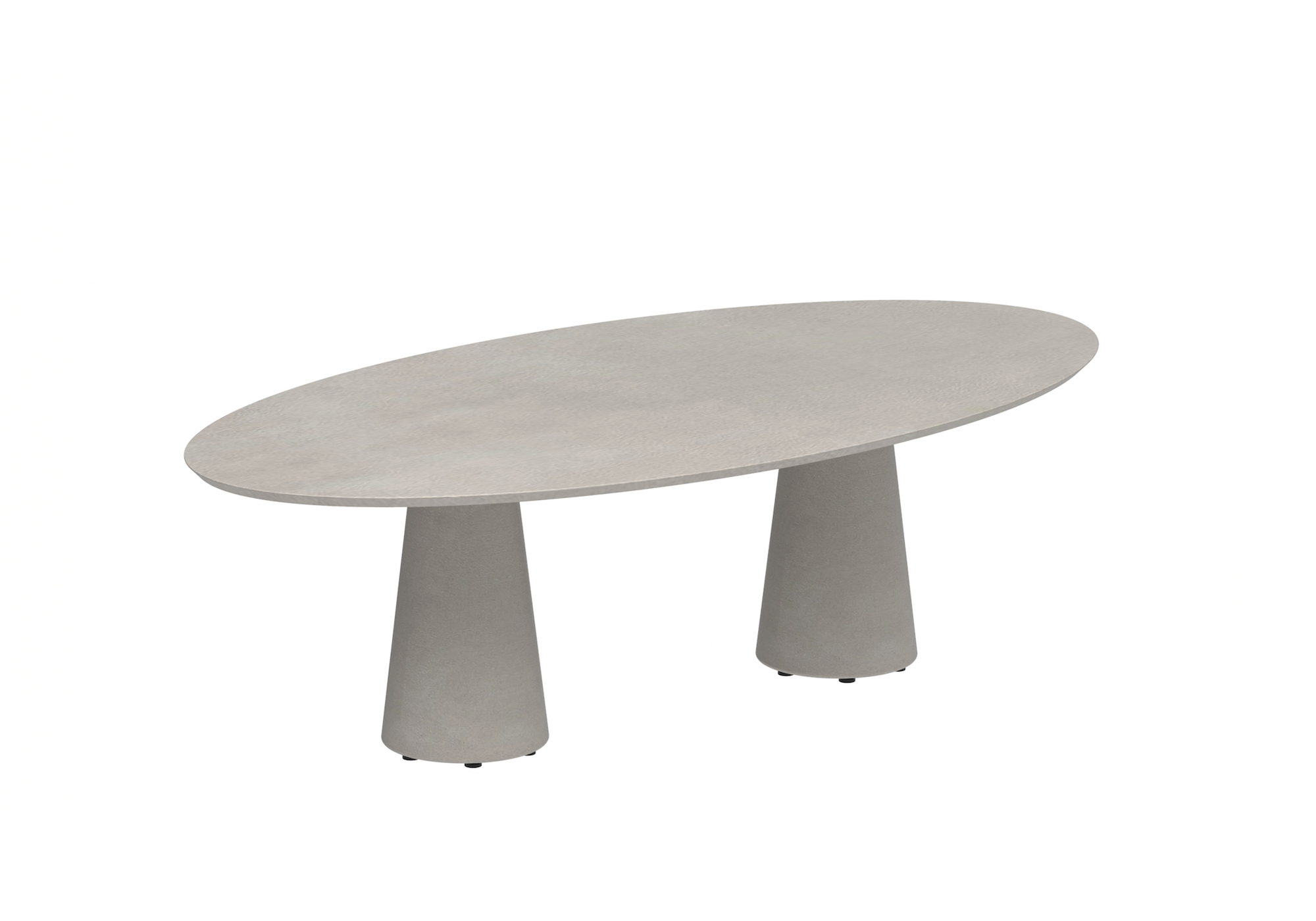royal botania conix oval outdoor dining table dunas living